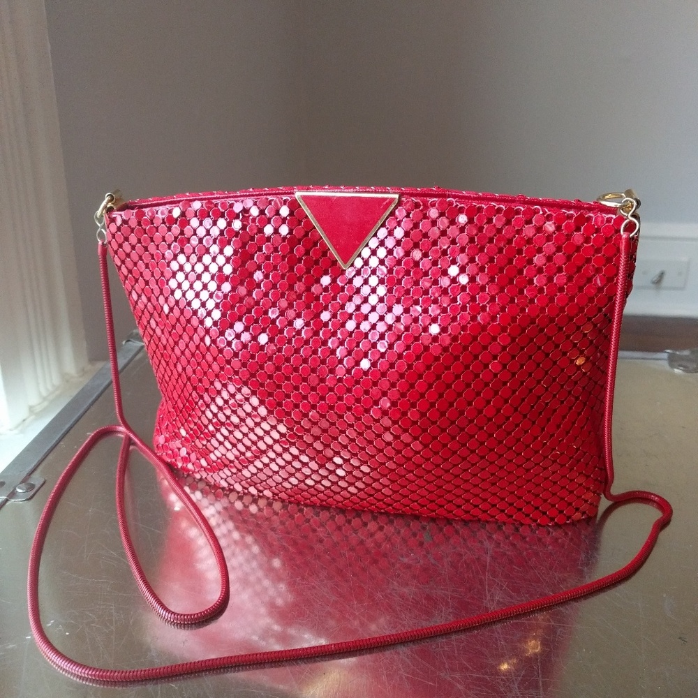 Vintage Cherry Red Glitzy Purse (Valentine's!)